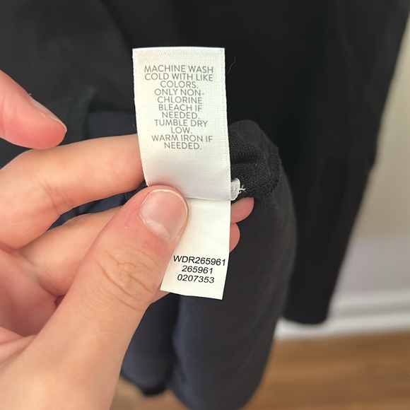 J. Jill Love Linen V Neck Button Down Maxi Dress in Black - Picture 9 of 9